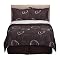 Modern Home Elliptical Comforter Set - Chocolate