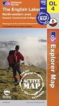 The English Lakes - North Western Area (OS Explorer Map Active)