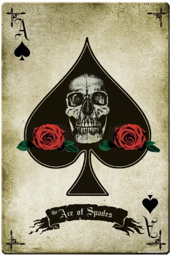 Empire 173850 Rose Poster, Alchemy Ace of Spades 61 x 91.5 cm