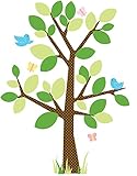 RoomMates RMK1319GM Dotted Tree Peel & Stick Giant Wall Decal
