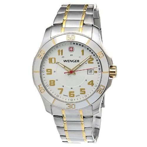 Wenger Mens Two Tone Swiss Made Watch W70477