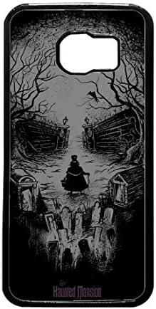 Disneyland Haunted Mansion Skull Poster Samsung Galaxy S6 Edge Case Fit For Samsung Galaxy S6 Edge Only Framed Color Black Hardplastic Material