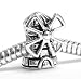 Sterling Silver DUTCH WINDMILL Bead Charm For Pandora Troll Biagi Chamilia