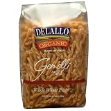 DeLallo Organic Whole Wheat Gemelli 28 16 Ounce Units Pack of 16 by DeLallo