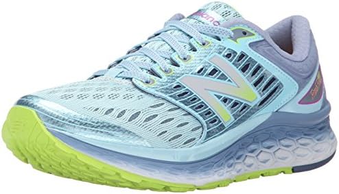 New Balance Women's W1080V6 Running Shoe, Blue/Grey, 8.5 2A US