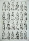 1855 STATUES WESTMINSTER PALACE KING QUEEN CHARLES ANNE