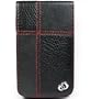 1st Gen 2-Tone Texturted Leather Flip Case with Rotating Belt Clip and Screen Protector - SPECIAL BLACK