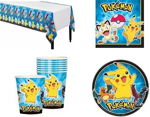 Pokemon Pikachu &amp; Friends Party Pack for 8 by Pokemon Party Supplies