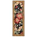 Safavieh Garden Flowers Wool Hook Rug - Black (2'6"x4')