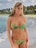 Aaron Chang Bikini Swimsuit REVERSIBLE Love Peace Surf Jr.