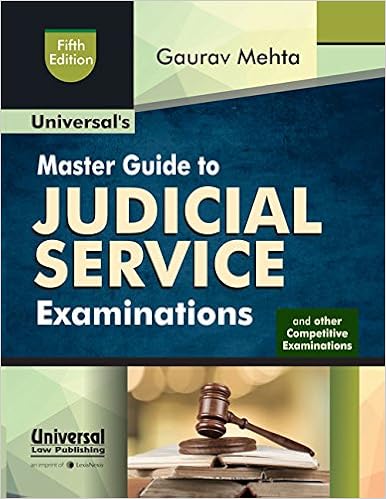 Universal's Master Guide to Judicial Service Examinations and Other Law Competitive Examinations