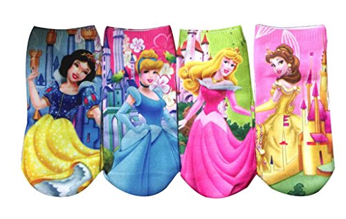 Gillbro Girl's Disney Princess Snow White Crew Socks,2-4 Years Old
