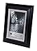 Kiera Grace Bolton Picture Frame, 4 by 6 Inch, Black with Silver Beading