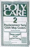ABSOLUTE 71302 TERRY CLOTH POLYCARE MOP COVERS PACK:2 PCS.