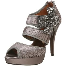 Poetic Licence Womens Mistletoe Kisses Platform Sandal