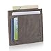 Alpine Swiss RFID Mens Thin Minimalist ID Card Case Slim Front Pocket Wallets 5 Top Styles Vertical ID Gray