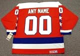 WASHINGTON CAPITALS 1980's CCM Vintage Throwback Away NHL Hockey Jersey Customized with "Any Name & Number(s)", 2XL