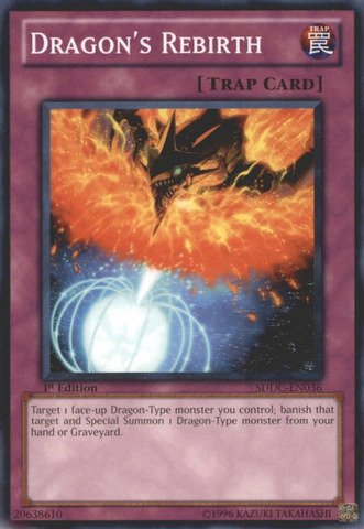 Yu-Gi-Oh! - Dragon's Rebirth (SDDC-EN036) - Structure Deck: Dragons Collide - 1st Edition - Common On Sale