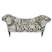 Athens Chaise Settee-Chocolate