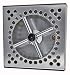 Bev Rite Glass Rinser Beer Drip Tray Assembly, Surface Counter Mount Stainless Steel