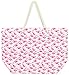 DEI Flamingo Pattern Tote, 22