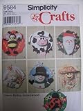 Simplicity Crafts 9584 Pattern Seasonal Door Decorations