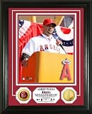 Albert Pujols Angels Press Conference Gold Coin Photo Mint