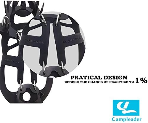Campleader ® Crampon 2015 Spring Traction Cleats for Snow and Ice Safe Protect Shoes (Ergonomic Fifth Edition)(campleader.net)