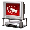 TV/ Monitor Double Swivel Stand - Black