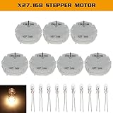 Partsam 7X GM 03 06 X27 168 Replaces XC5.168 X25.168 Stepper Motors Gauge + 10 Bulbs