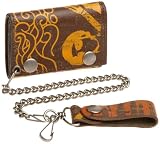 Leather Island Mens Rock N Roll Biker Wallet