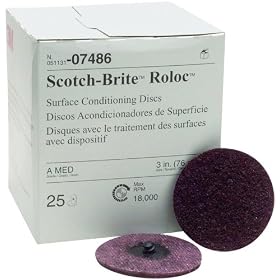 3M 07486 Scotch-Brite Roloc Maroon Surface Conditioning Disc