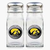 Review Bergamot  / Iowa Hawkeyes Basketball Shaped Logo Salt and Pepper Shaker Set