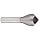 Magafor 411 Series Cobalt Steel Single-End Countersink, Uncoated (Bright) Finish, Zero Flute, 90 Degrees, Round Shank