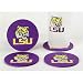 LSU Tigers NCAA Coaster Set (4 Pack)