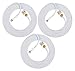 3PCS of Heavy-Duty Lightning to USB Sync Charger Data Cable Cord 6ft / 2m for iPhone 5s / 5c / 5, iPhone 6 / 6plus, ipad Air/Mini/iPod Touch 5 and Nano 7(White White White)