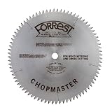 Forrest CM12806115 Chopmaster 12-Inch 80 Tooth ATB Miter Saw Blade with 1-Inch Arbor