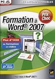 Formation à Word 2007