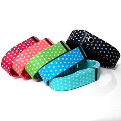 Dunfire Unique Design Replacement Bands with Metal Clasps for Fitbit Flex Wireless Activity Plus Sleep Tracking Bracelet / Sport Wristband / Sport Arm Band / Pedometer (No tracker, Replacement Bands Only)