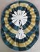 Draft Horse Decoration Tail Bow - Green & Gold Draft Horse Decoration Tail Bow - Green & Gold