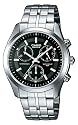 Casio - BEM-503D-1AVEF - Montre Homme - Quartz Analogique - Chronographe - Cadran Noir - Etanche 5 ATM - Bracelet Acier