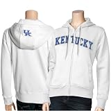 Kentucky Wildcats Ladies White Titan Full Zip Hoody Sweatshirt