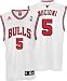 Andres Nocioni Youth Jersey: adidas White Replica #5 Chicago Bulls Jersey - Large (14-16)