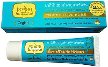 TEPTHAI ORIGINAL HERBAL TOOTHPASTE์ THAI HERBS,GUM PROBLEM,FRESHENS BREATH,70 G.
