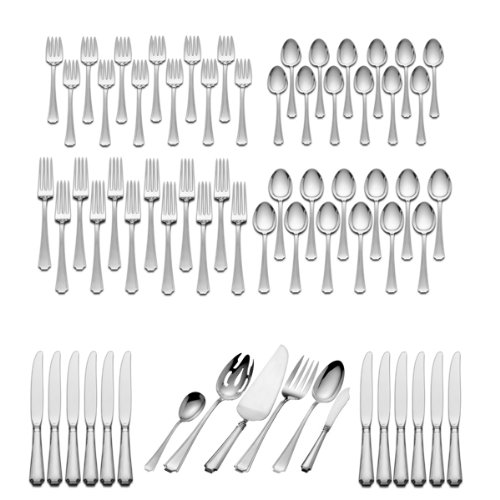 Gorham Fairfax 66-Piece Sterling Flatware Dinner Set, Service for 12