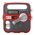 American Red Cross Crank/Solar Powered Weather Radio - Red (ARCFR360WXR)