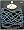 Zhoe Double Hair Combs 10014 Light Blue
