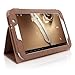 Snugg Galaxy Note 8 Case - Smart Cover with Flip Stand & Lifetime Guarantee ('Distressed' Brown Leather) for Galaxy Note 8