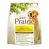 Nature's Variety Dry Dog Food, Prairie Canine Chicken Meal and Brown Rice, 5-Pound Bag