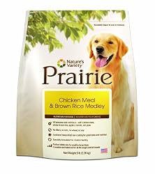Nature's Variety Dry Dog Food, Prairie Canine Chicken Meal & Brown Rice, 5 Pound Bag